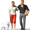Preiser 88555 Paare und Hund Figuren Spur Z