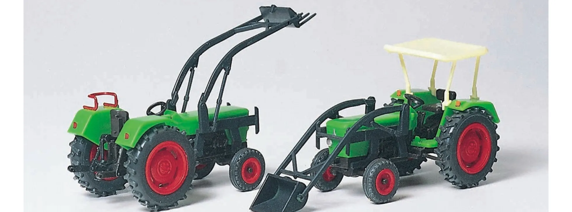 Preiser 17922 Schlepper-Set 2-tlg. DEUTZ D 6206 | Bausatz | Landwirtschaftsmodell 1:87