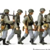 Preiser 72527 Vorgehende Grenadiere mit MG Militaria-Figuren 1:72