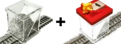 PROSES PBS-FIX-06 Schotterkleber-Applikator + Schotterverteiler Set | Spur TT