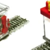 PROSES PBS-HO-03 Schotterverteilerwagen + Schotterkleber-Applikator Set | DC | Spur H0