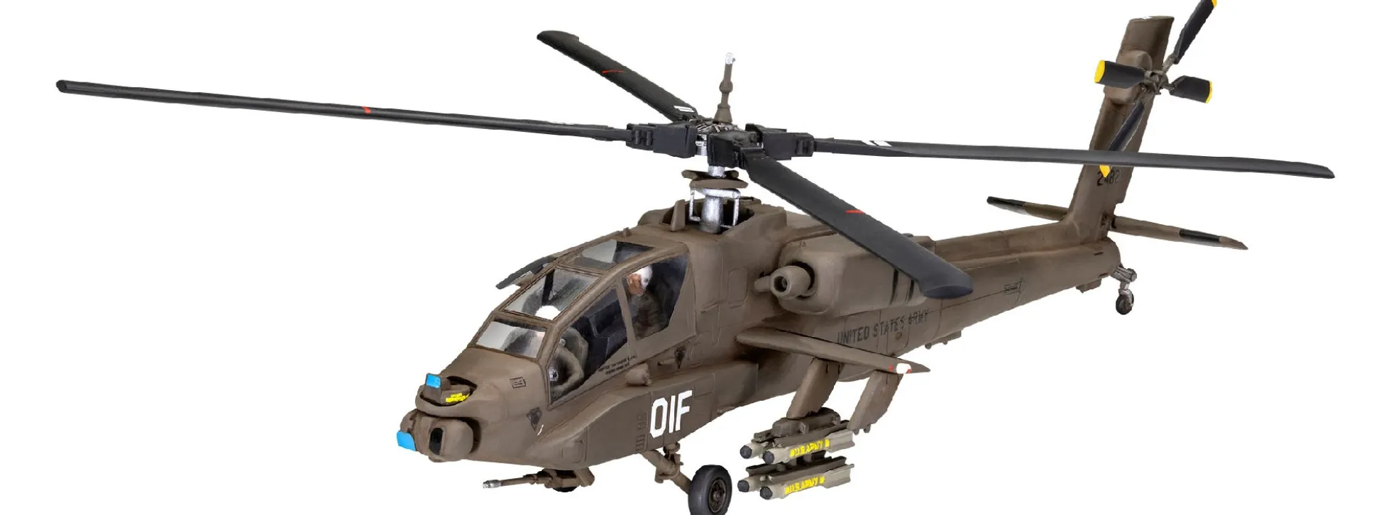 Revell 03824 AH-64A Apache | Hubschrauberbausatz 1:144