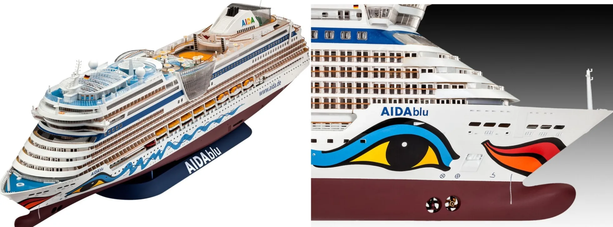Revell 05230 AIDA Kreuzfahrtschiff | Bausatz | 64 cm Länge | 1:400