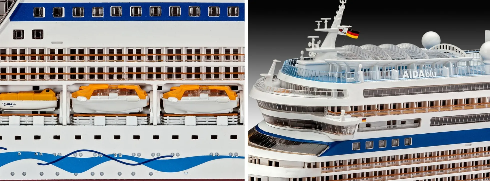 Revell 05230 AIDA Kreuzfahrtschiff | Bausatz | 64 cm Länge | 1:400