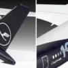 Revell 05612 Airbus A350-900 - 100 Jahre Lufthansa | Geschenkset | Flugzeug Bausatz 1:144