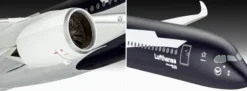 Revell 05612 Airbus A350-900 - 100 Jahre Lufthansa | Geschenkset | Flugzeug Bausatz 1:144