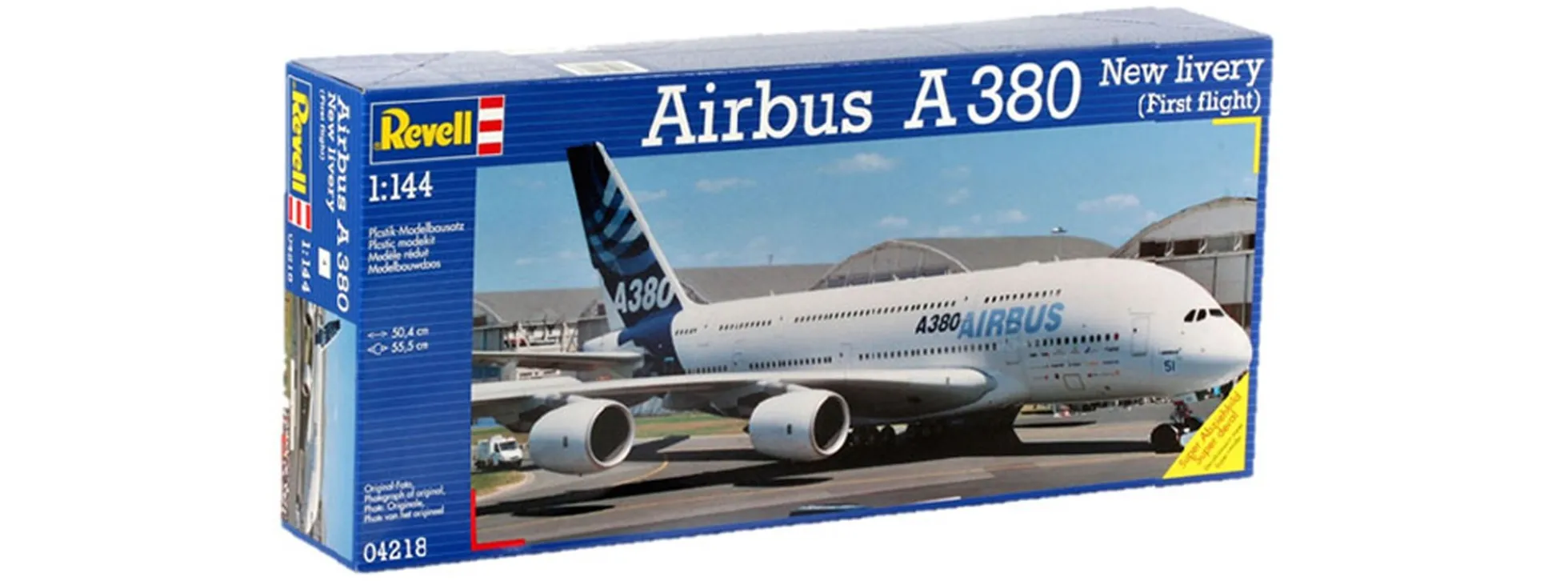 Revell 04218 Airbus A380 New Livery First Flight Bausatz 1:144