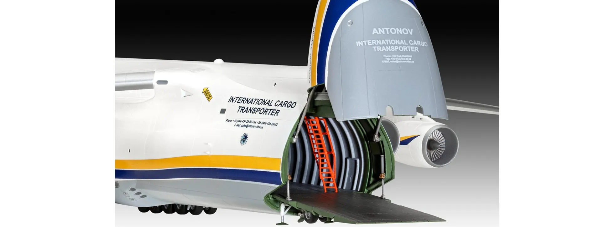 Revell 03807 Antonov AN-124 Ruslan | Flugzeug Bausatz 1:144