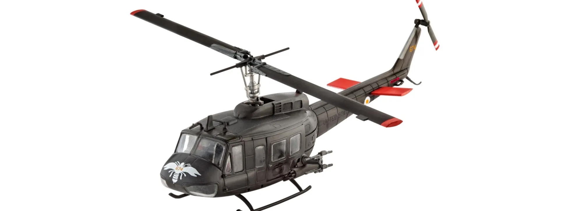Revell 04983 Bell UH-1H Gunship | Hubschrauber Bausatz 1:100