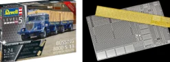 Revell 07580 Büssing 8000 S 13 mit Anhänger | Platinum Edition | LKW Bausatz 1:24