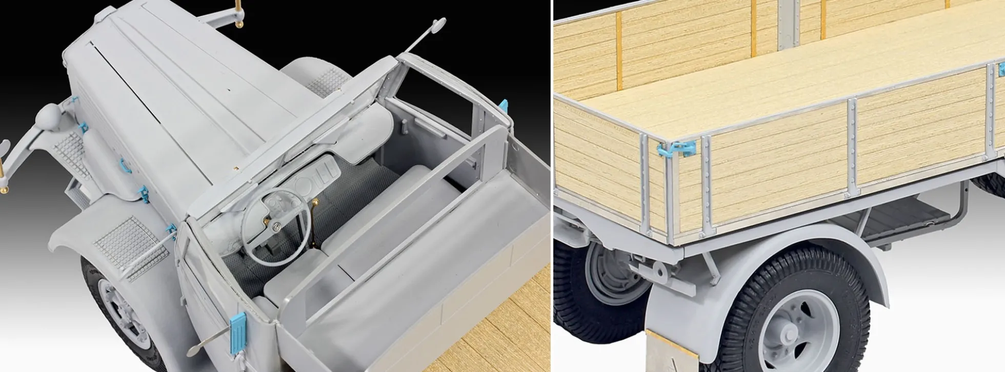 Revell 07580 Büssing 8000 S 13 mit Anhänger | Platinum Edition | LKW Bausatz 1:24