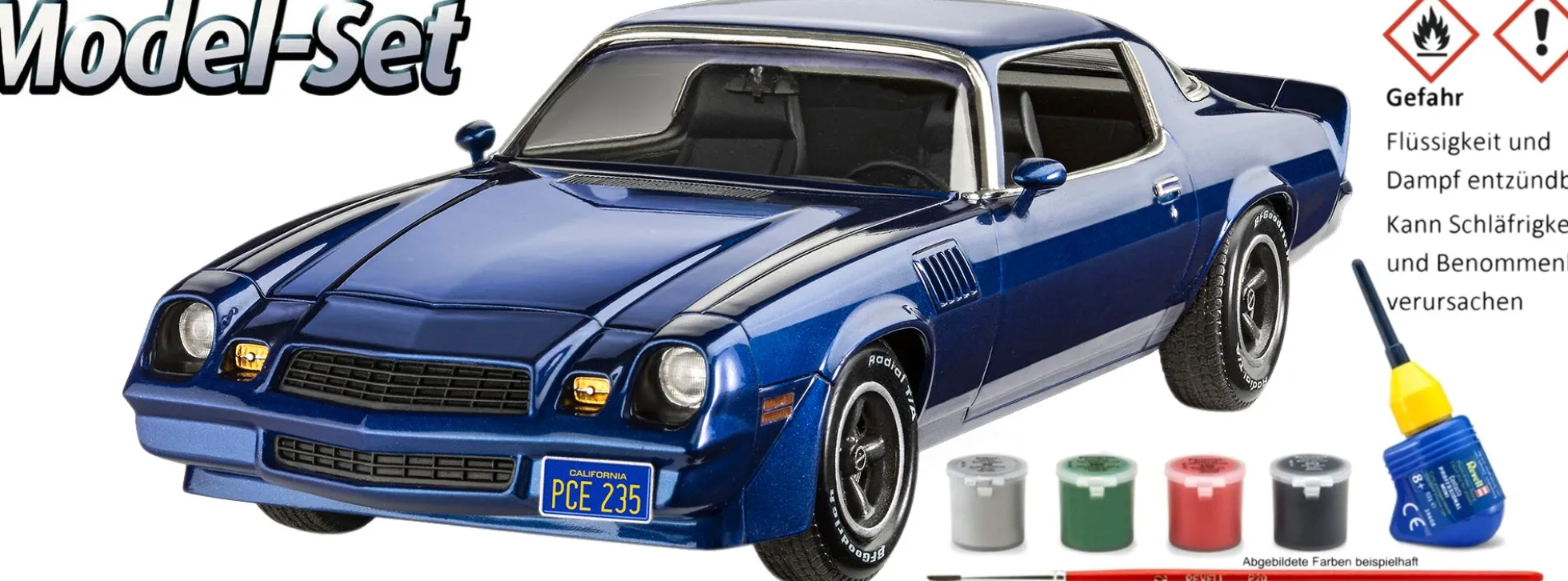 Revell 67728 Chevrolet Camaro Z/28 Stranger Things Model Set | Auto Bausatz 1:25