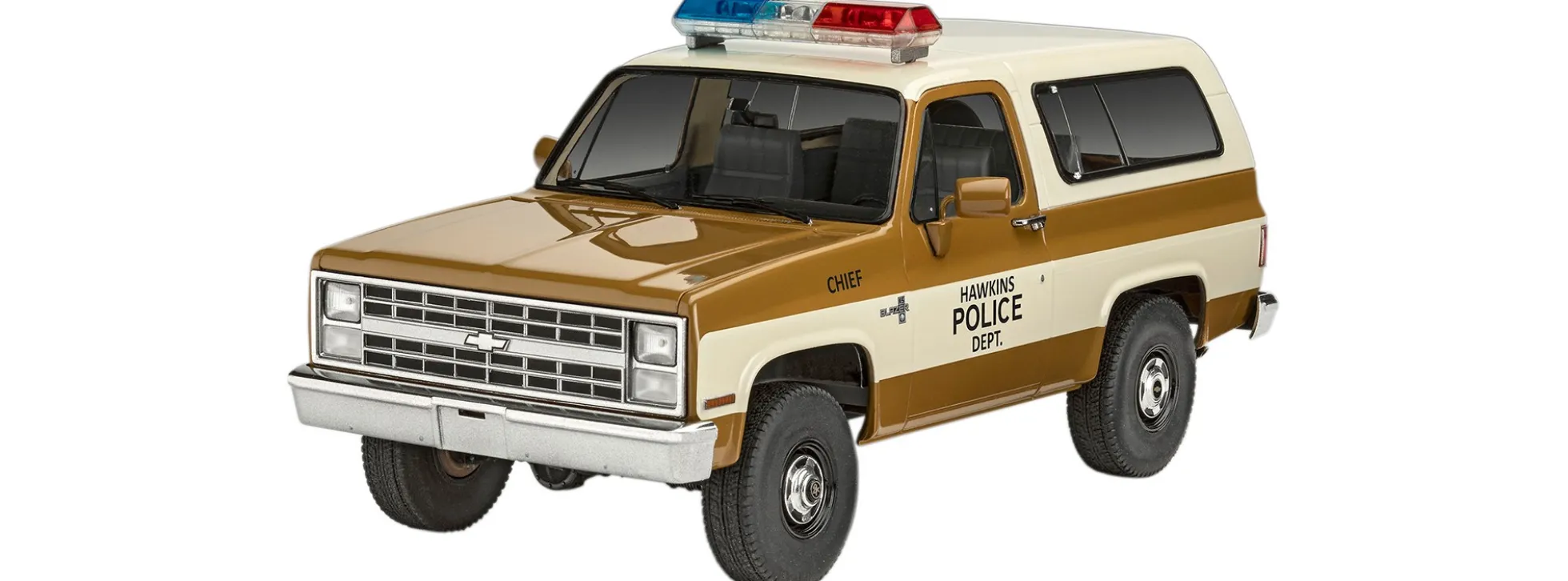 Revell 07724 Chevrolet K5 Blazer 1985 Stranger Things | Auto Bausatz 1:25