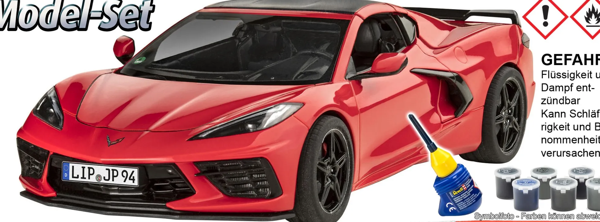 Revell 67714 Corvette C8 Coupe | Model-Set | Auto Bausatz 1:24