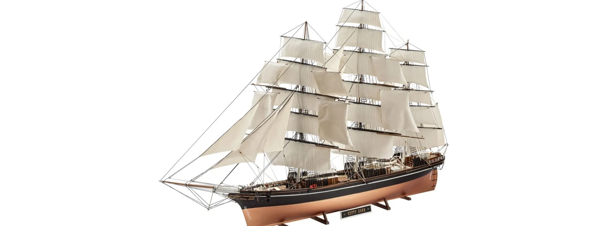 Revell 05422 Cutty Sark - Historisches Schiffsmodell als Bausatz im Maßstab 1:96
