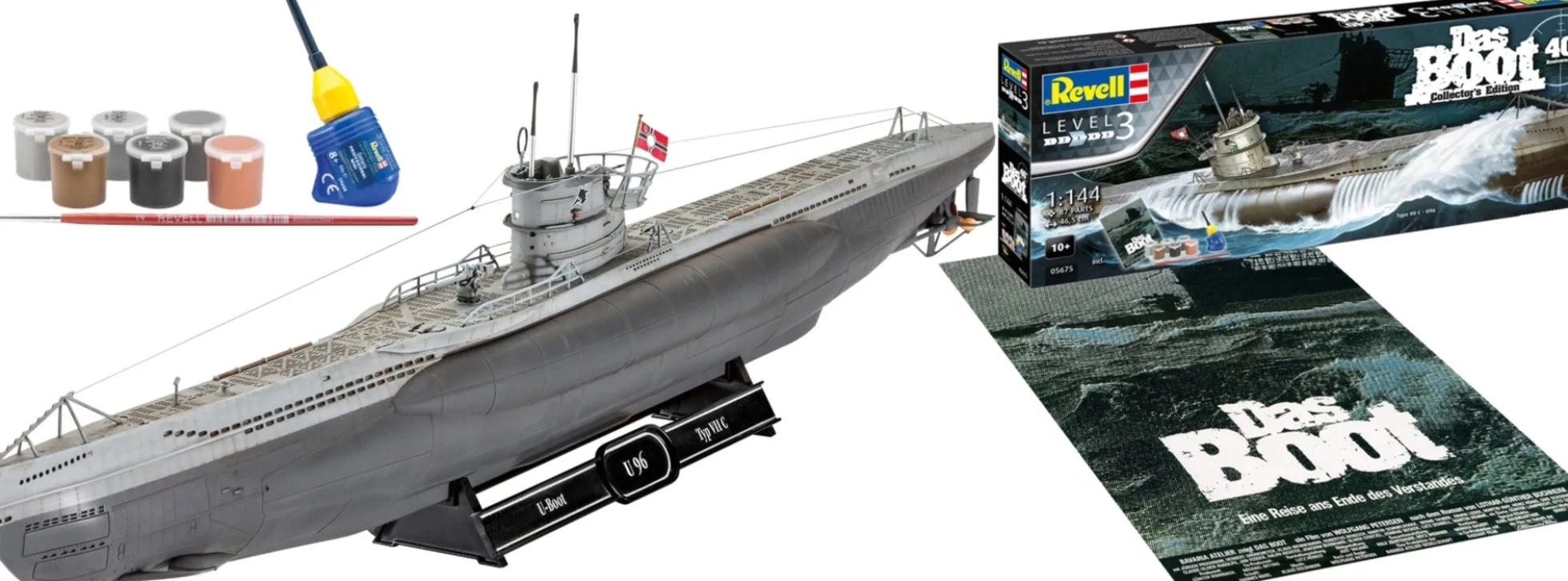 Revell 05675 Das Boot Collectors Edition - 40th Anniversary | U-Boot Bausatz 1:144