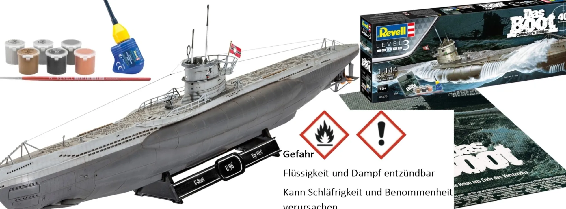 Revell 05675 Das Boot Collectors Edition - 40th Anniversary | U-Boot Bausatz 1:144