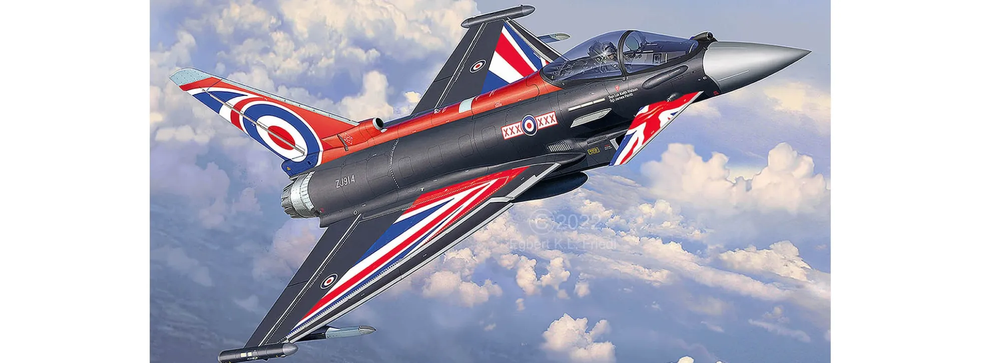 Revell 03820 Eurofighter Typhoon Black Jack | Flugzeug Bausatz 1:48