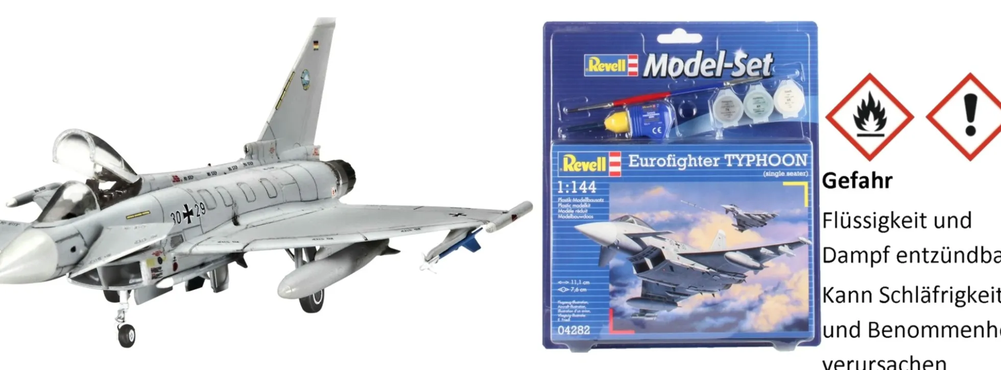Revell 64282 Eurofighter Typhoon Flugzeug Model-Set 1:144