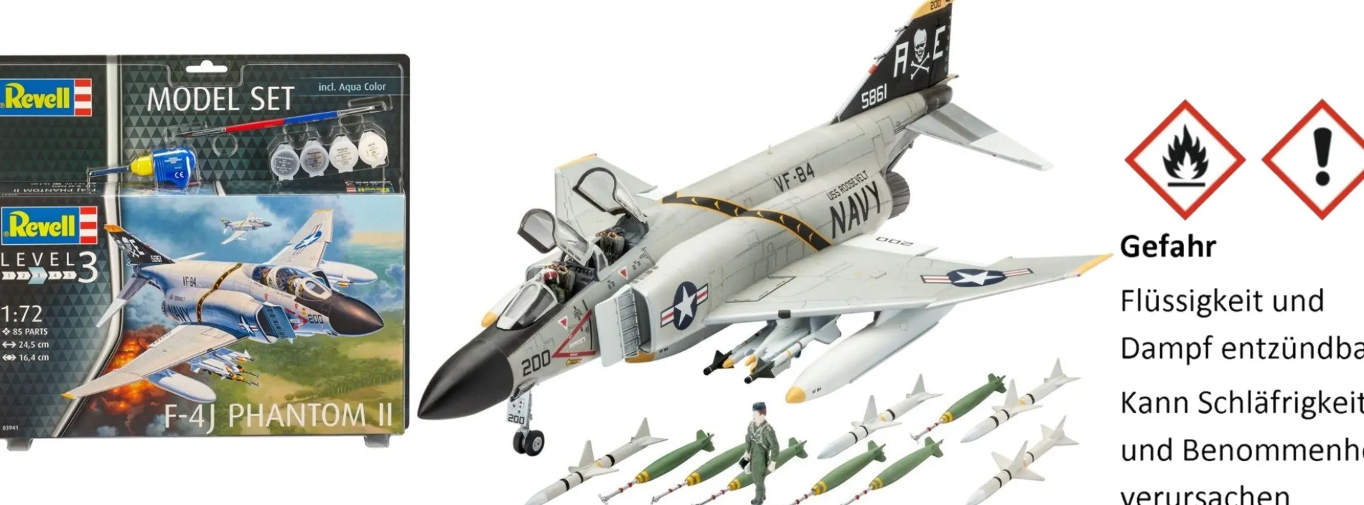 Revell 63941 F-4J Phantom II | Flugzeug Bausatz 1:72