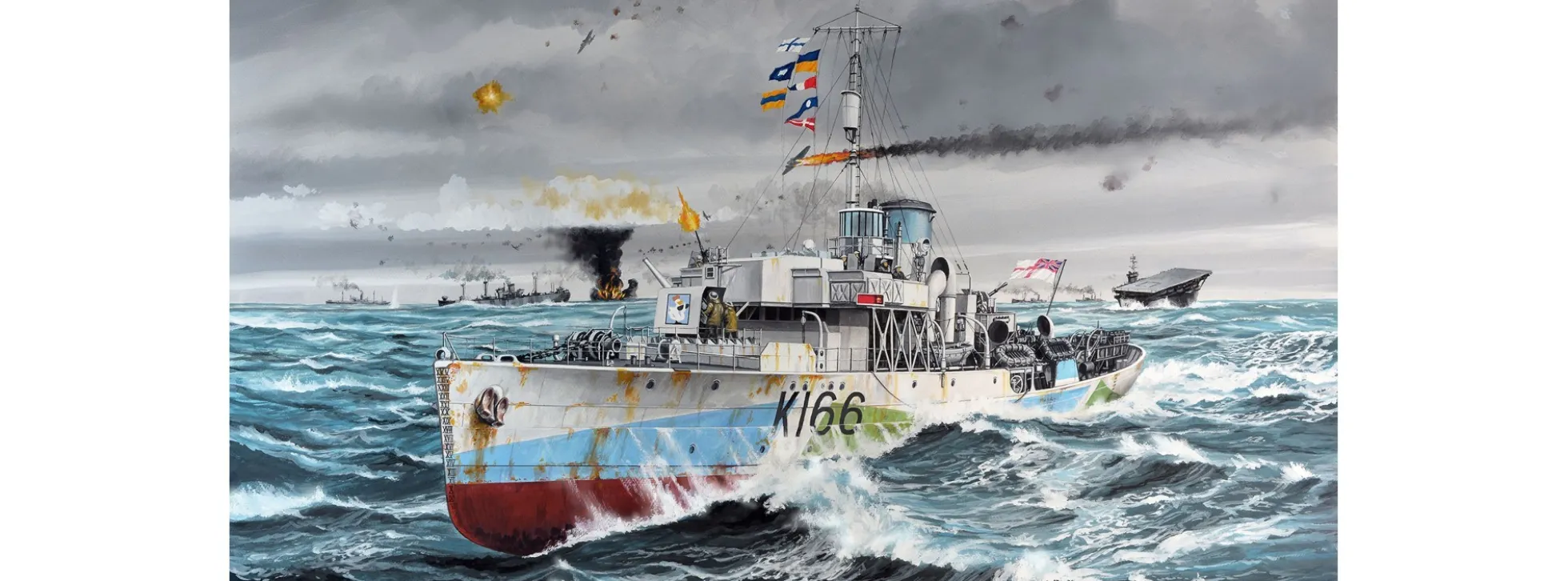 Revell 05132 Flower Class Corvette HMCS Snowberry | Schiff Bausatz 1:144