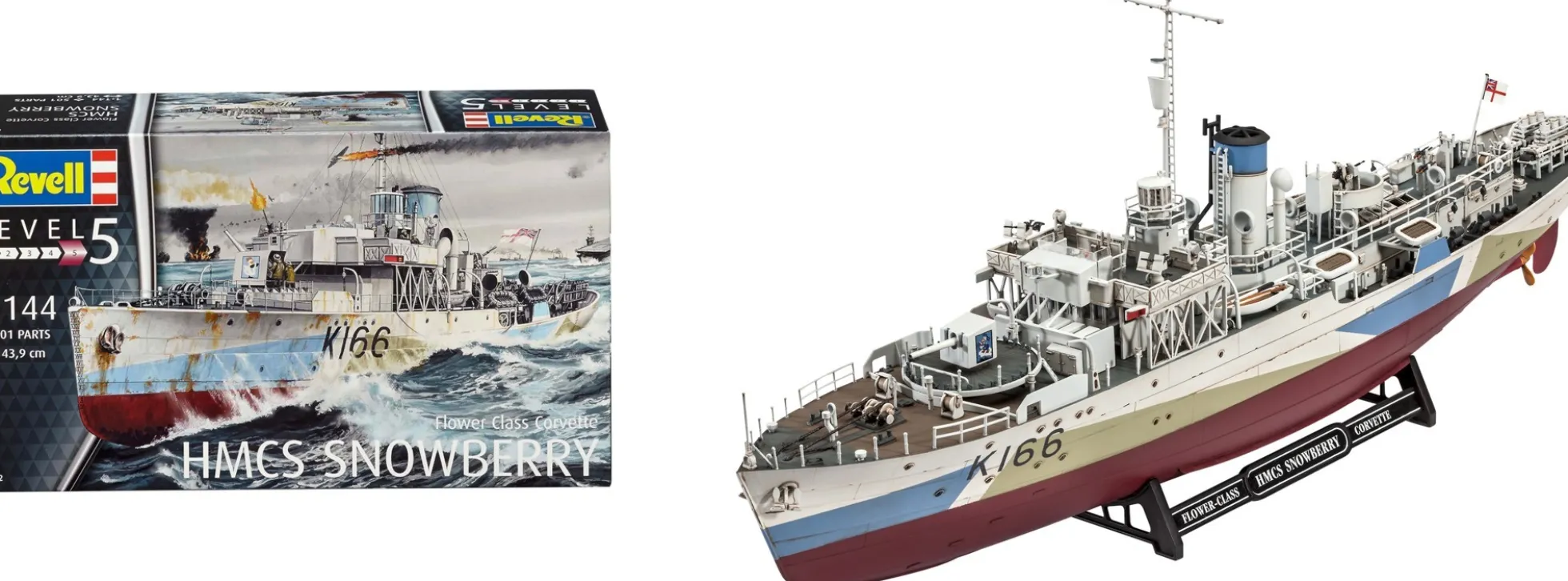 Revell 05132 Flower Class Corvette HMCS Snowberry | Schiff Bausatz 1:144