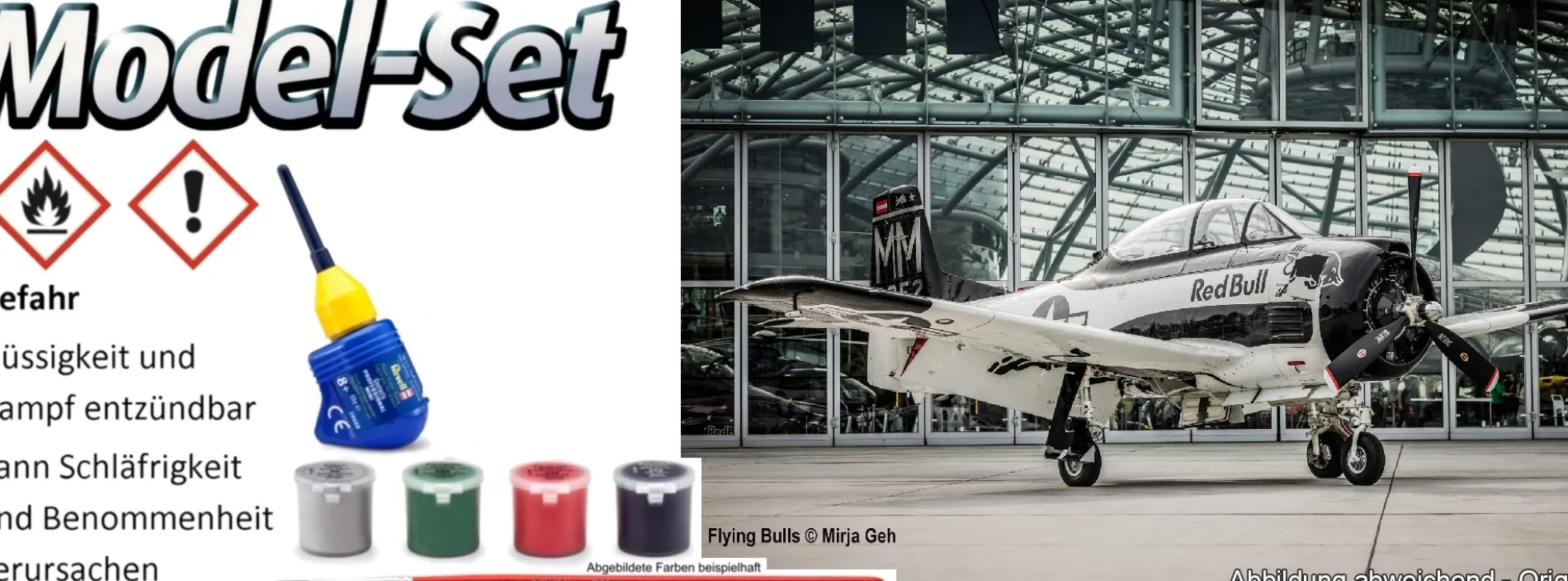 Revell 05635 Geschenkset Flying Bulls T-28B Trojan | Flugzeug Bausatz 1:48