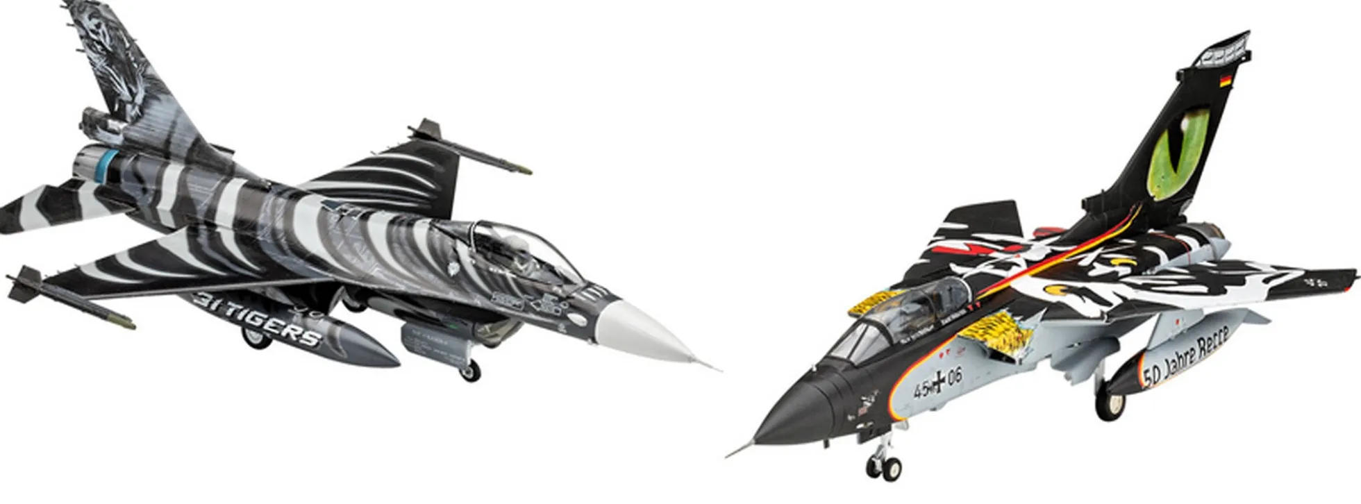 Revell 05671 Geschenkset NATO Tiger Meet - 60th Anniversary | Flugzeug Bausatz 1:72