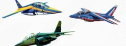 Revell 03810 Geschenkset 50th Anniversary Alpha Jet | Flugzeugmodell Bausatz 1:144