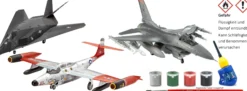 Revell 05670 Geschenk Set US Air Force 75th Anniversary | Flugzeug Bausatz 1:72
