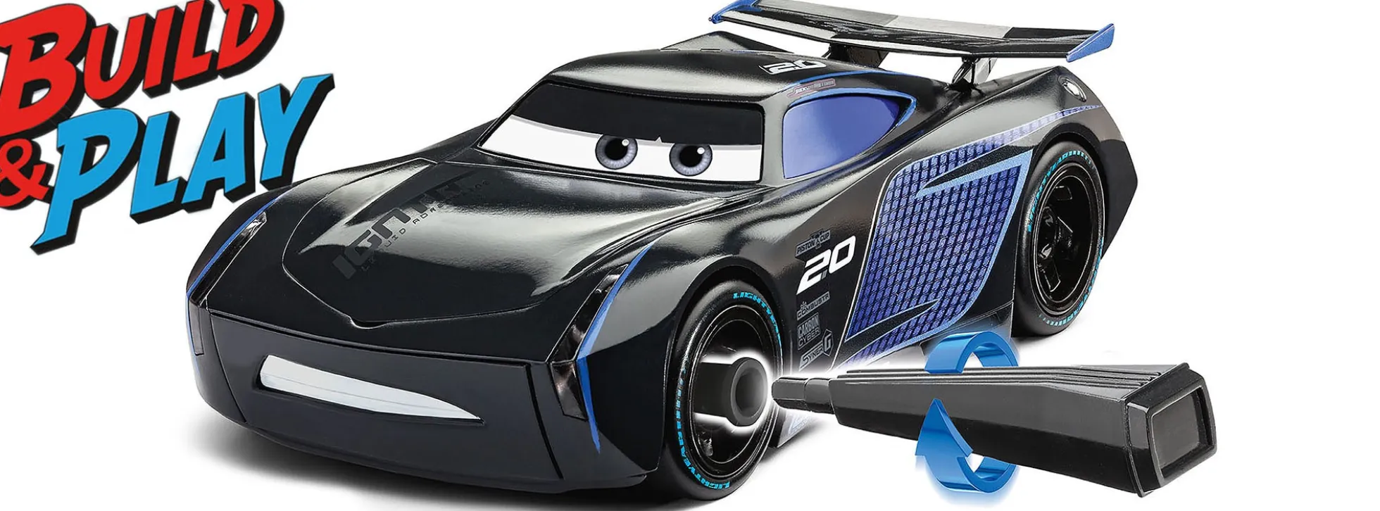 Revell 06563 Jackson Storm Disney-Cars | Build+Play | Auto Bausatz 1:20