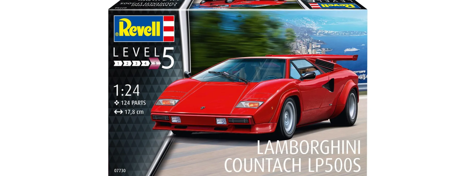 Revell 07730 Lamborghini Countach LP500S | Auto Bausatz 1:24