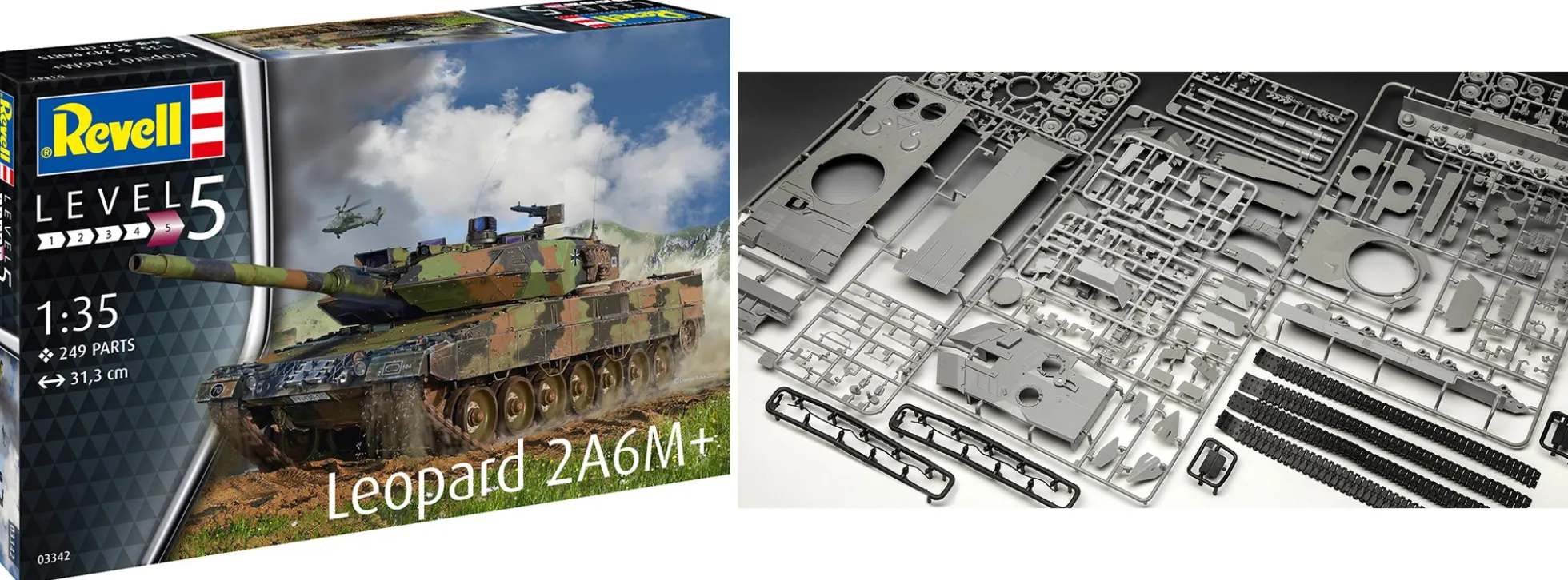 Revell 03342 Leopard 2 A6M+ | Panzermodell Bausatz 1:35