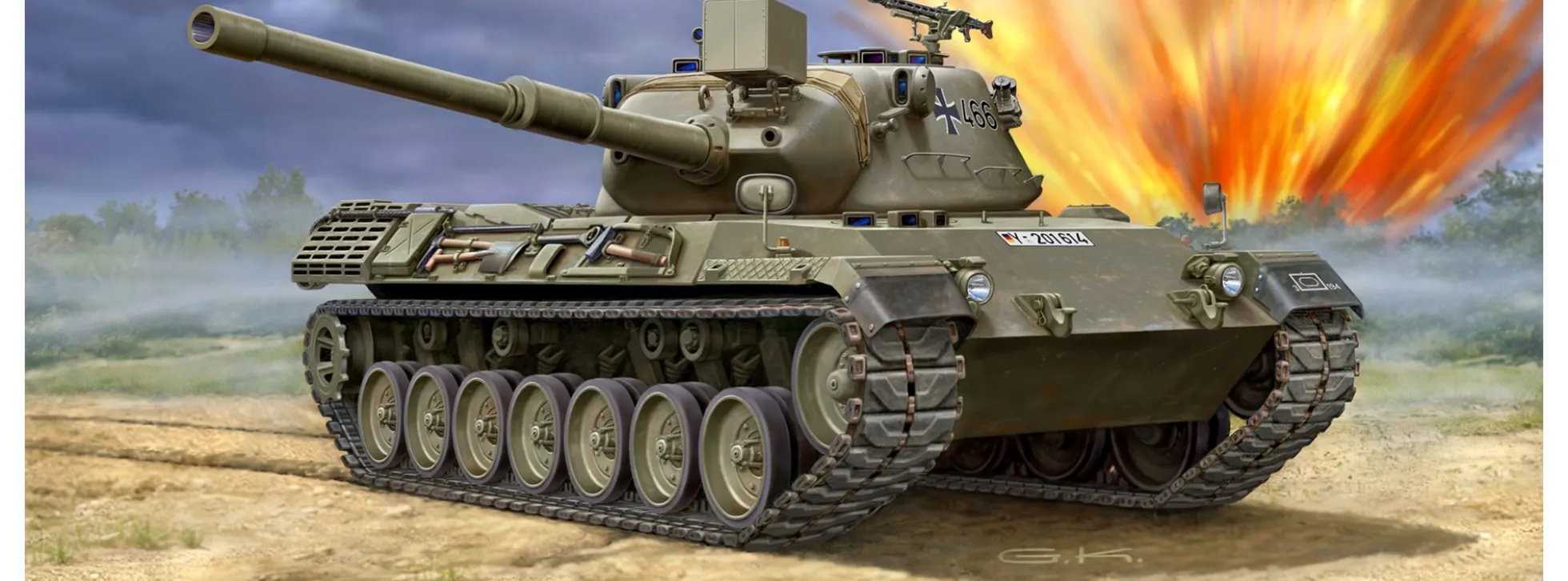 Revell 03240 Leopard 1 Bundeswehr | Militaria Bausatz 1:35