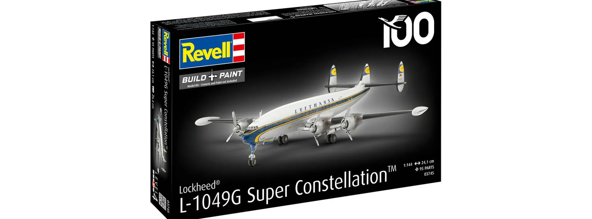 Revell 03745 Lockheed L.1049G Super Constellation Lufthansa | Flugzeug Bausatz 1:144