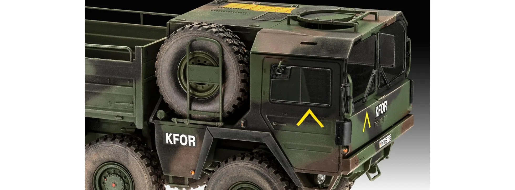 Revell 03367 MAN 10t milgl Truck 8x8 | Militär Bausatz 1:35