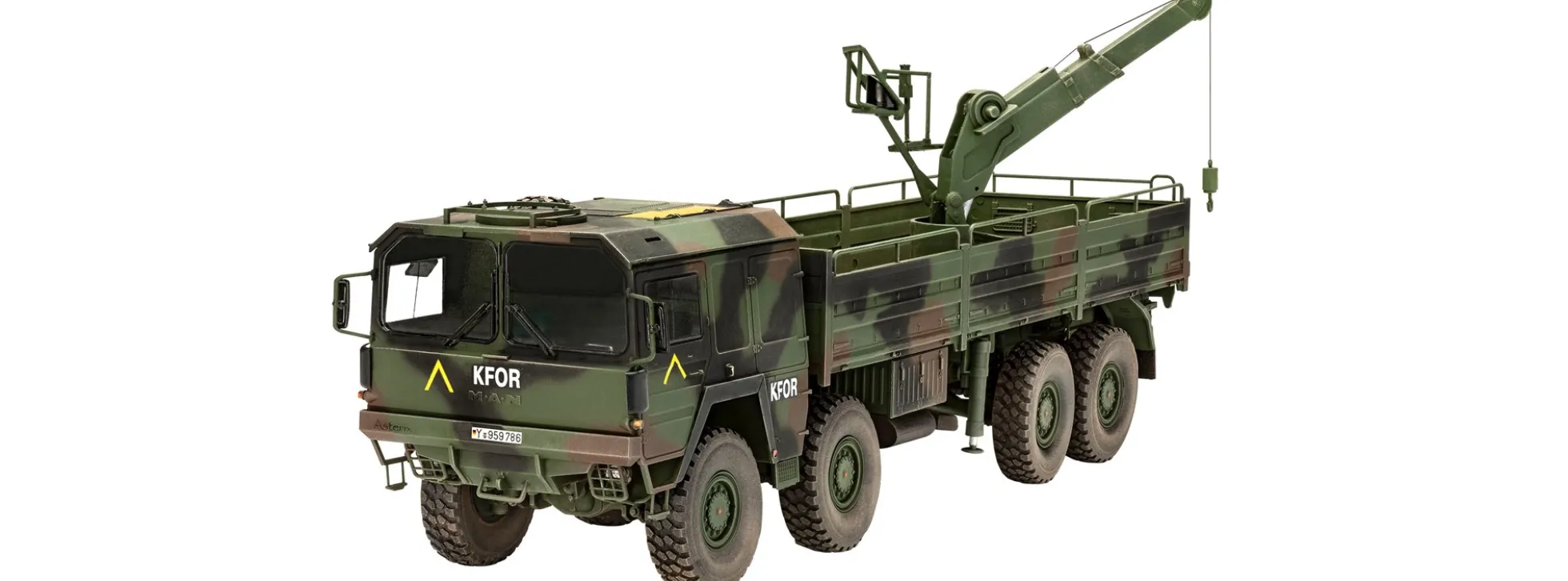 Revell 03367 MAN 10t milgl Truck 8x8 | Militär Bausatz 1:35