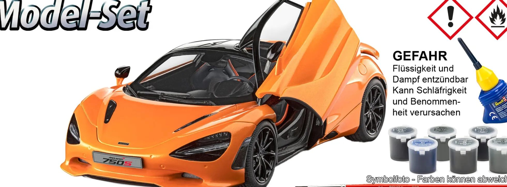 Revell 67734 McLaren 750S | Model Set | Auto Bausatz 1:24