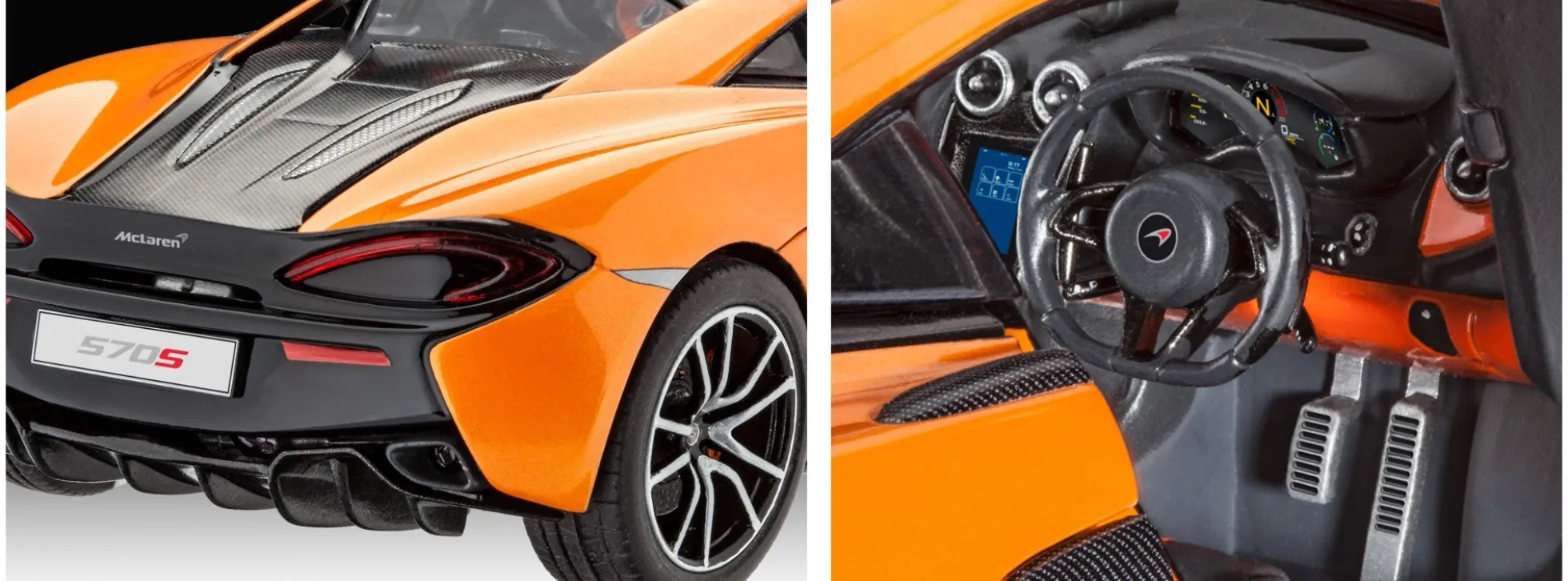 Revell 67051 McLaren 570S Model-Set | Auto Bausatz 1:24
