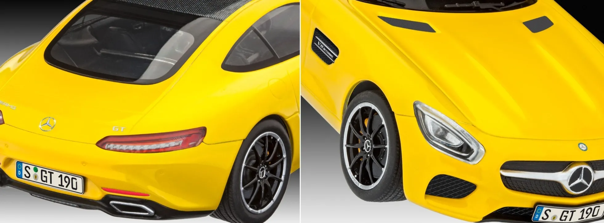 Revell 07028 Mercedes AMG GT | Auto Bausatz 1:24