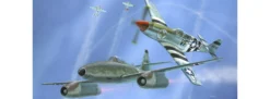 Revell 63711 Me262 und P-51B Mustang Combat Set Model-Set | Flugzeug Bausatz 1:72