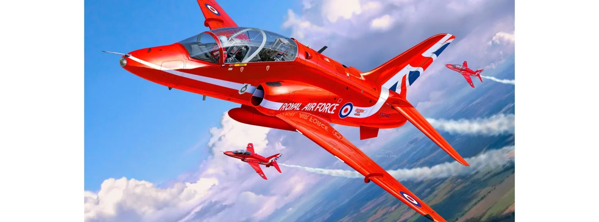 Revell 64921 Model-Set BAe Hawk T.1 Red Arrows | Flugzeug Bausatz 1:72