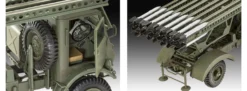 Revell 63338 Model Set BM-13-16 auf W.O.T. 8 Chassis | Raketenartillerie Bausatz 1:35