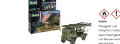 Revell 63338 Model Set BM-13-16 auf W.O.T. 8 Chassis | Raketenartillerie Bausatz 1:35