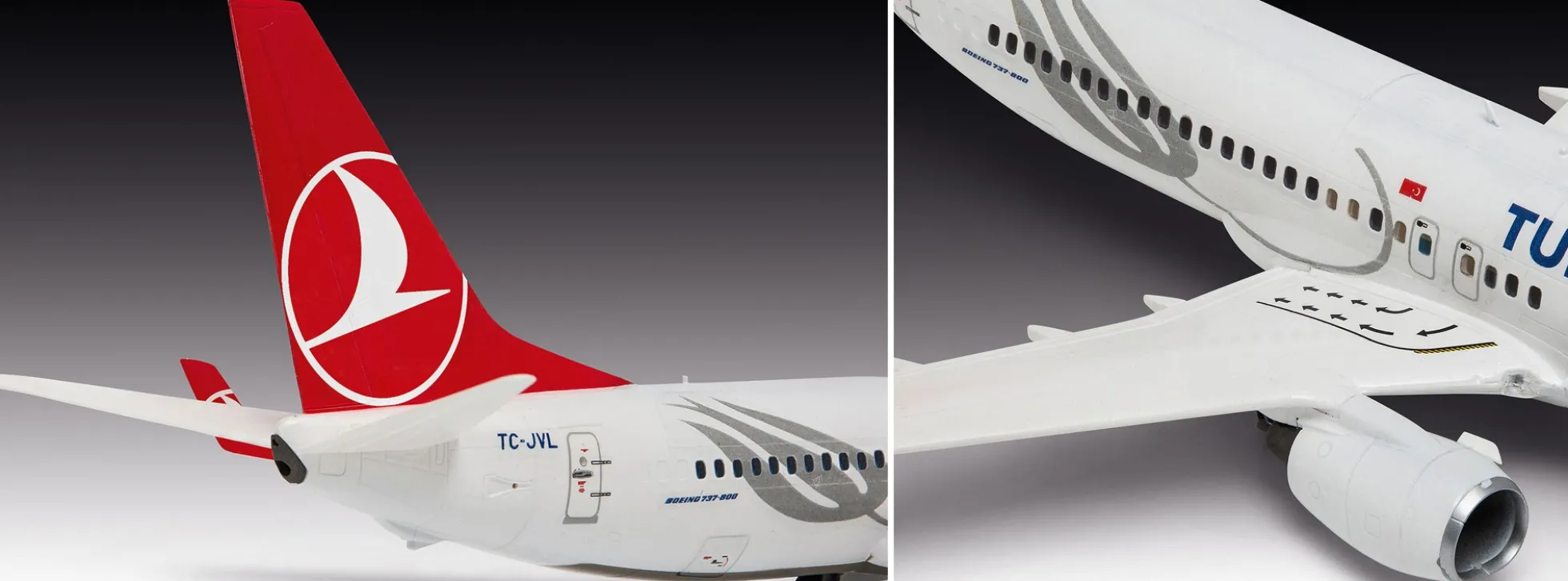 Revell 63772 Model Set Boeing 737-800 Turkish Airlines | Flugzeug Bausatz 1:144