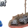 Revell 63344 Model Set Krupp Protze KFZ 69 mit 3,7cm PaK | Militär Bausatz 1:76