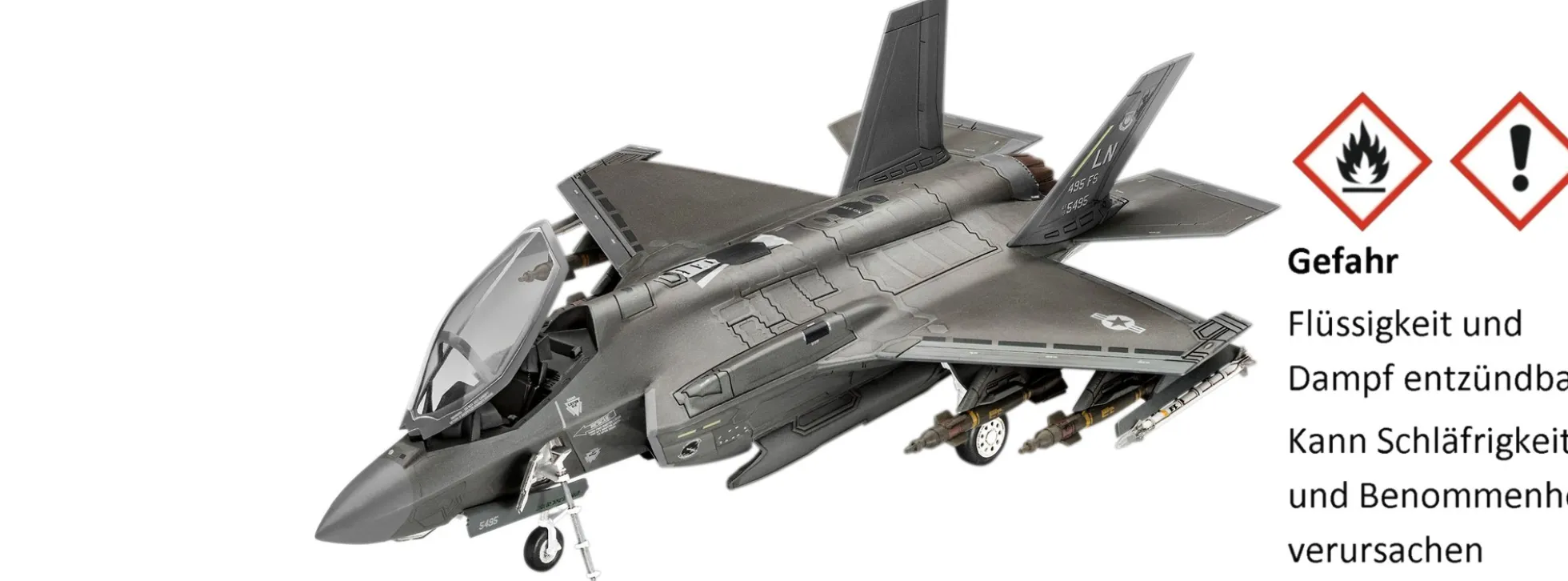 Revell 63799 Model Set Lockheed Martin F-35A | Flugzeug Bausatz 1:72
