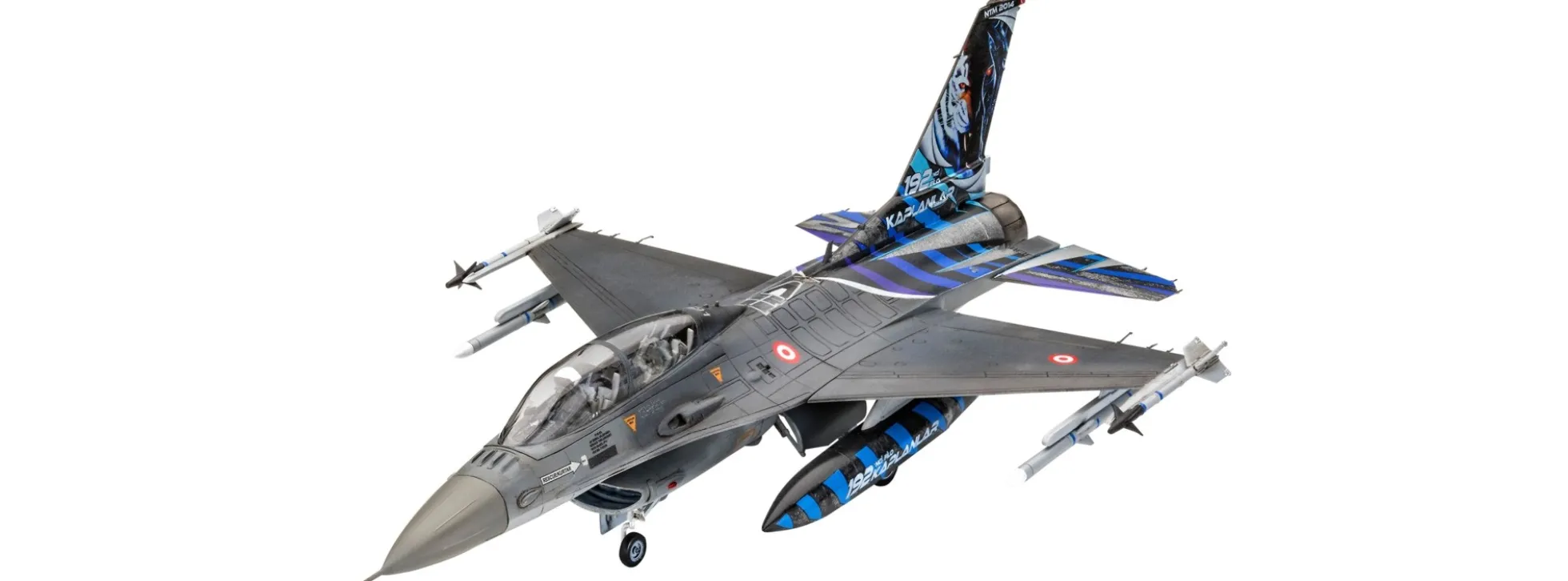 Revell 63844 Model-Set Lockheed Martin F-16D Tigermeet 2014 | Flugzeug Bausatz 1:72