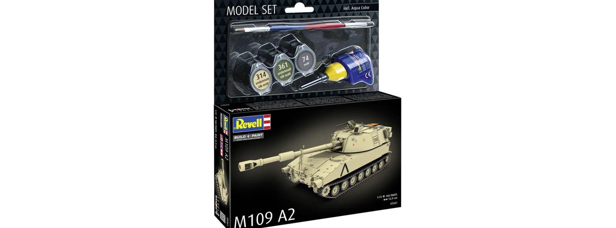 Revell 63361 Model Set M109 A2 | Panzer Bausatz 1:72