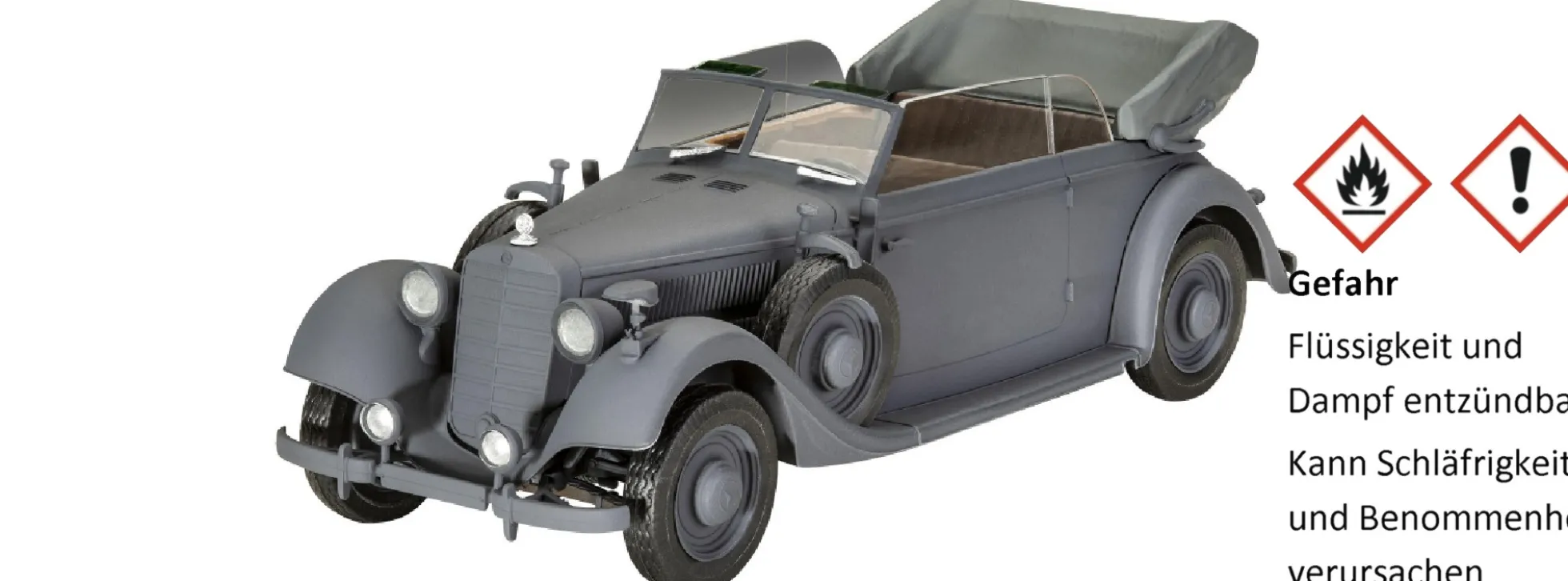 Revell 63354 Model Set Mercedes-Benz Typ 320 W142 Cabriolet | Auto Bausatz 1:35